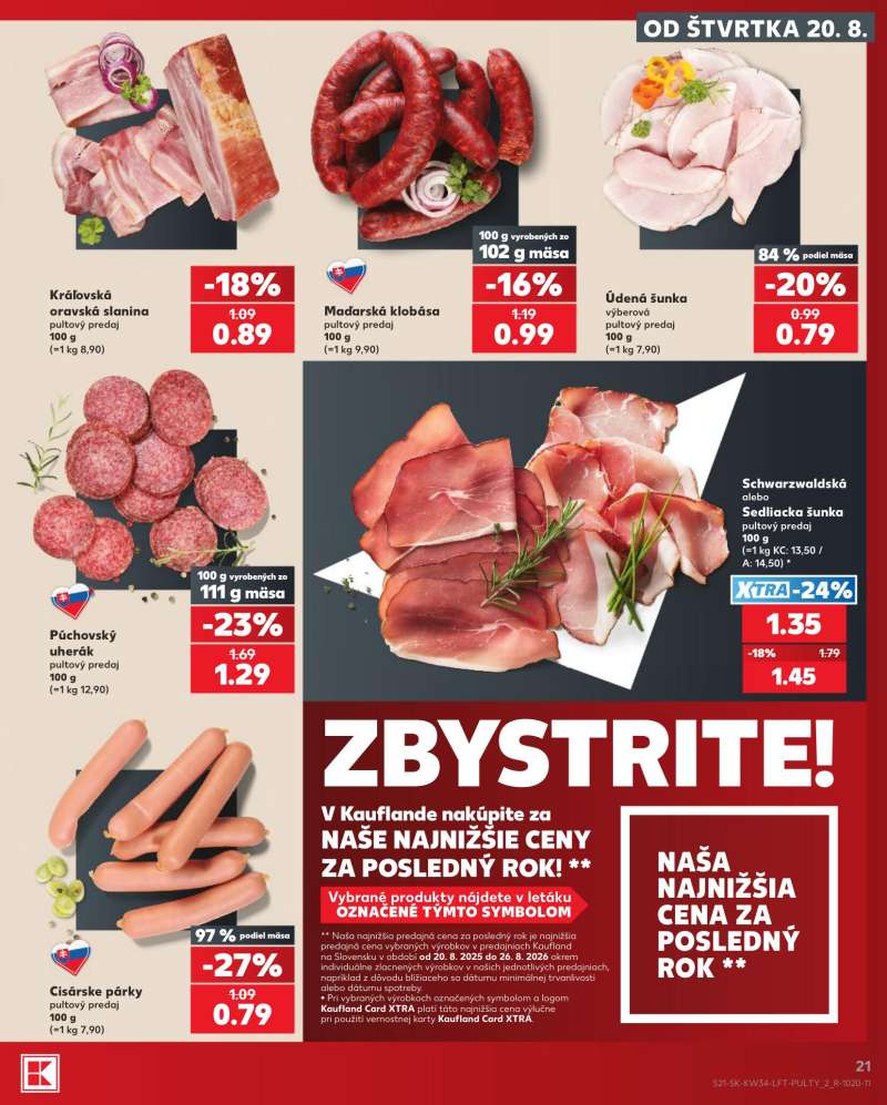Kaufland Szlovákia Akciós Újság 21 oldal