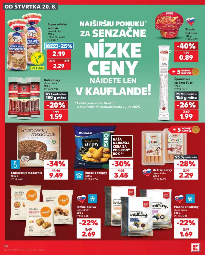 Kaufland Szlovákia Akciós Újság 24 oldal