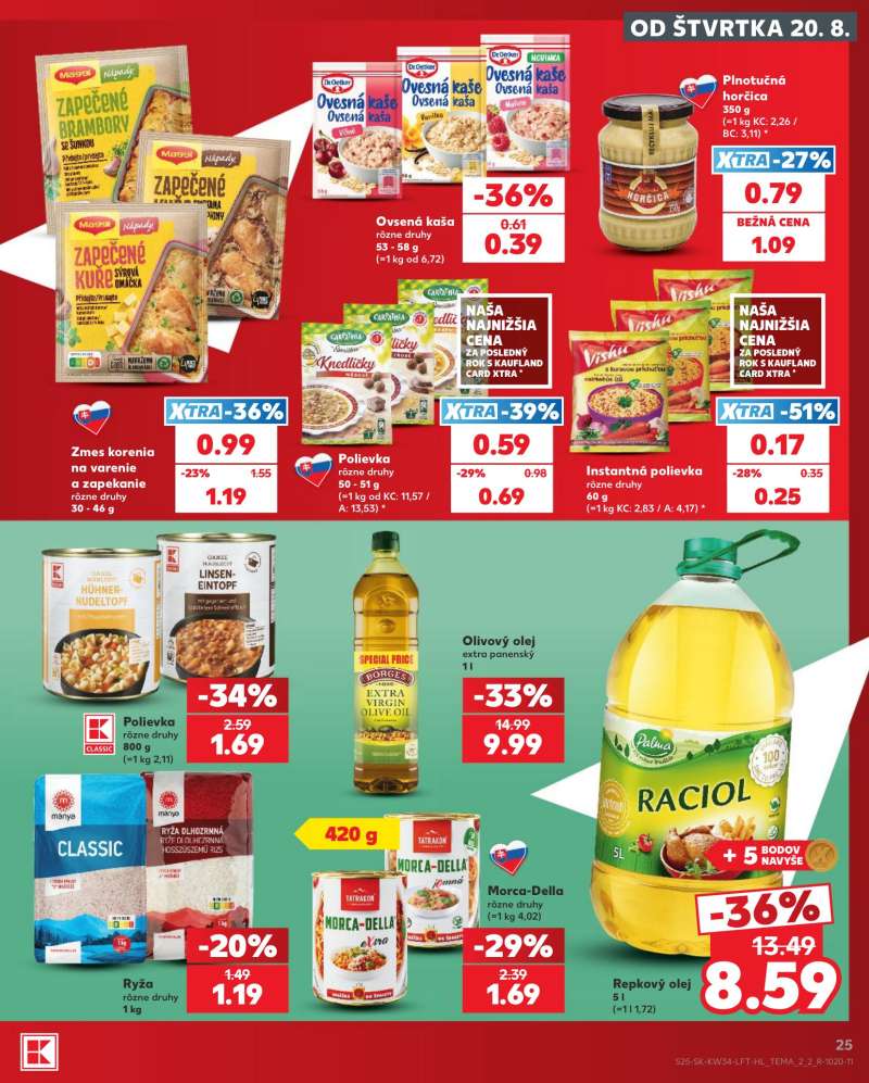 Kaufland Szlovákia Akciós Újság 25 oldal