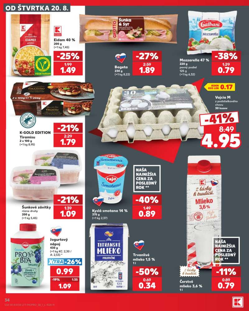 Kaufland Szlovákia Akciós Újság 34 oldal