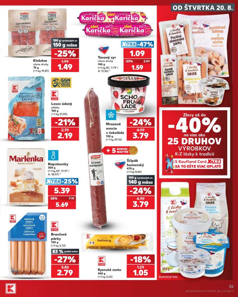Kaufland Szlovákia Akciós Újság 35 oldal