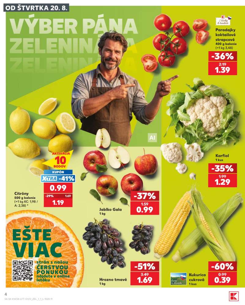 Kaufland Szlovákia Akciós Újság 4 oldal