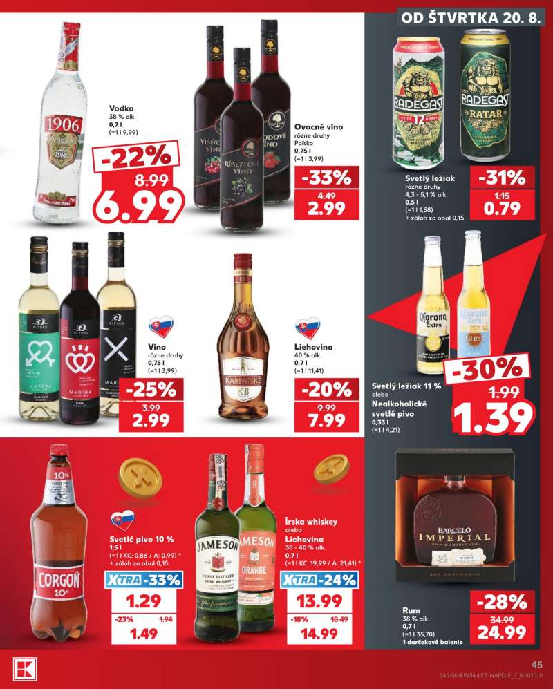 Kaufland Szlovákia Akciós Újság 45 oldal