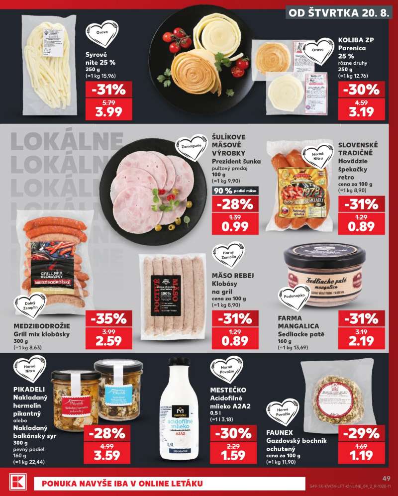 Kaufland Szlovákia Akciós Újság 49 oldal