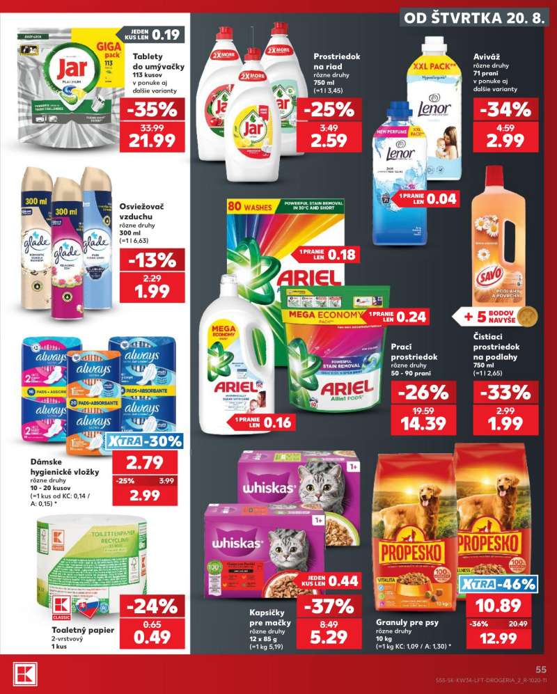 Kaufland Szlovákia Akciós Újság 55 oldal