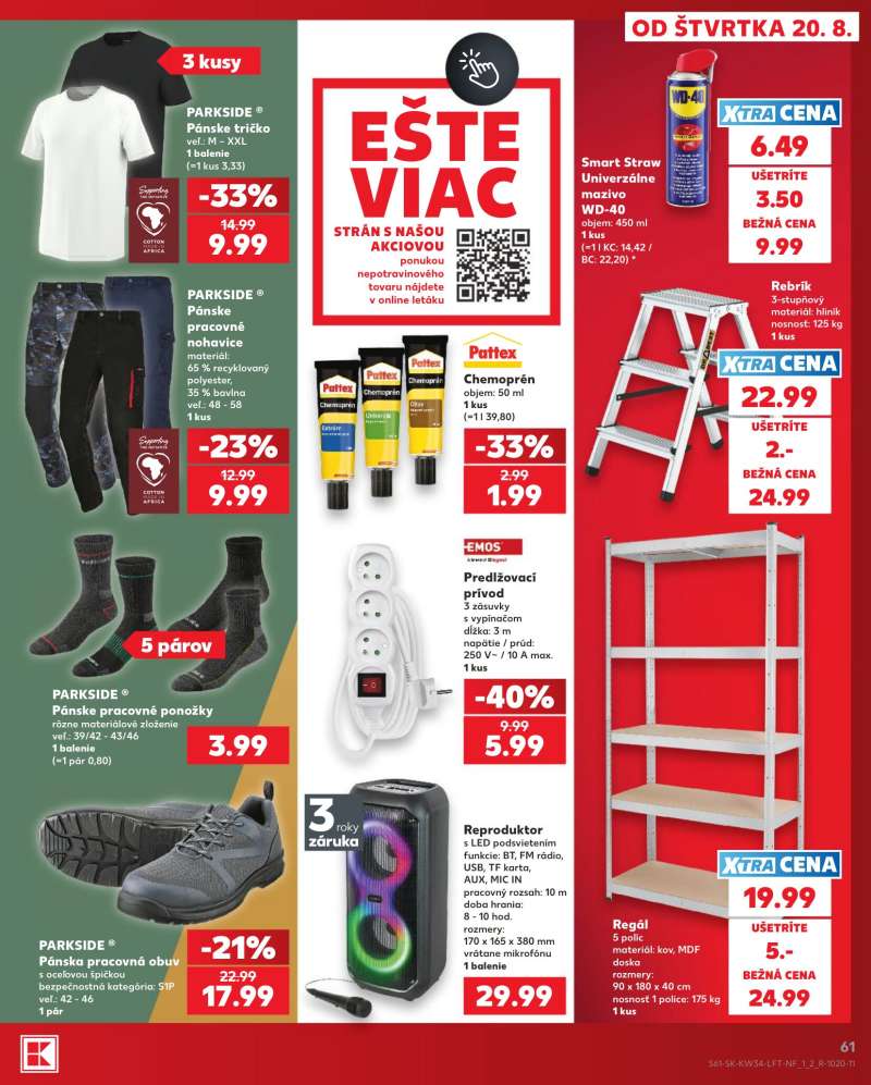 Kaufland Szlovákia Akciós Újság 61 oldal