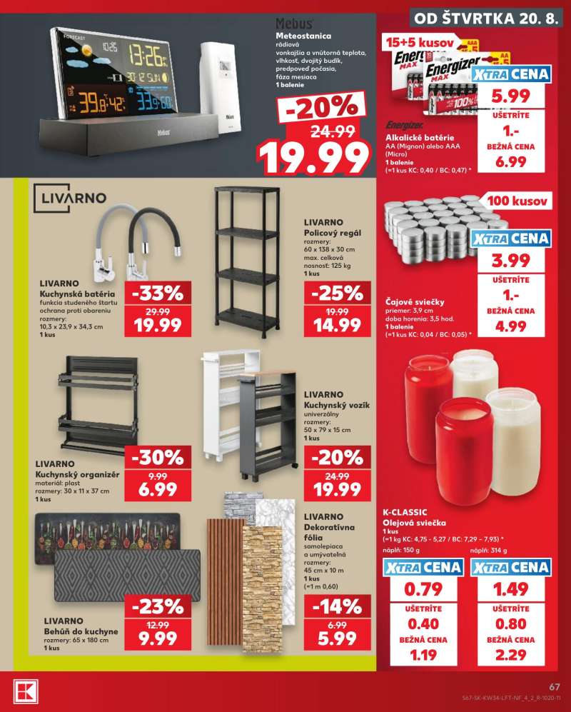 Kaufland Szlovákia Akciós Újság 67 oldal