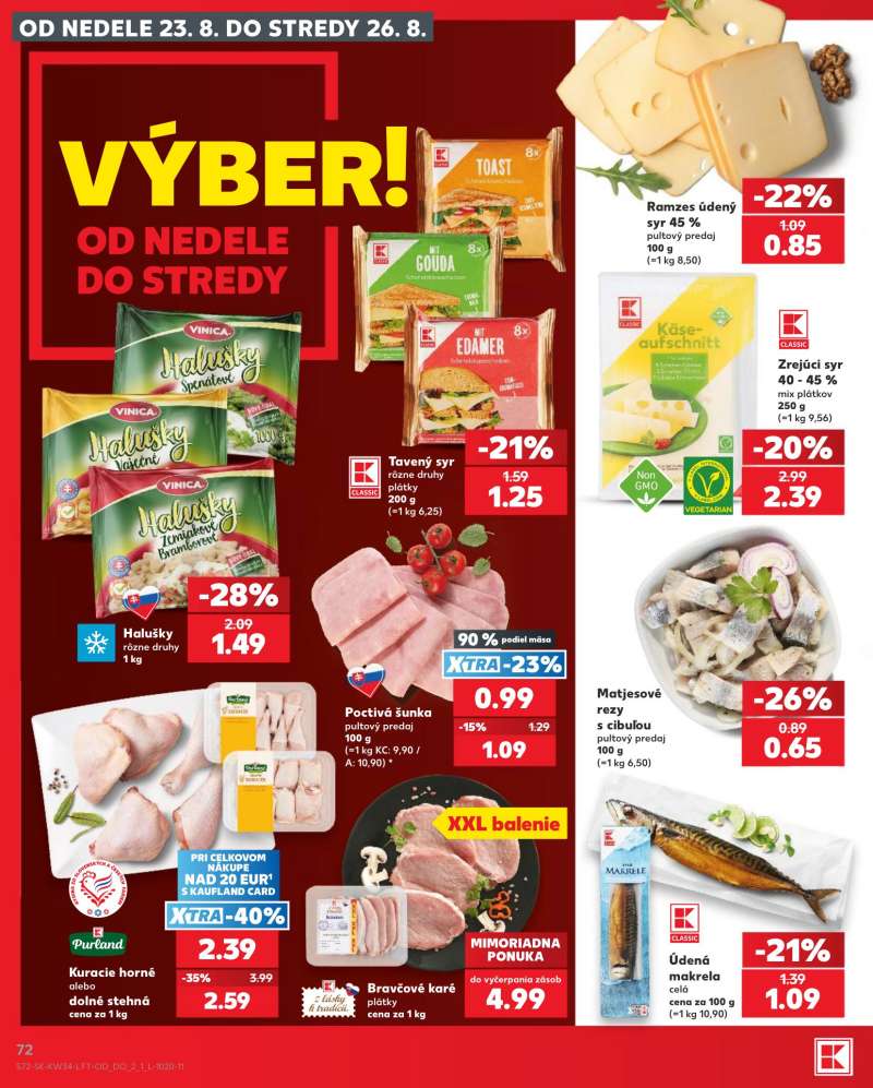 Kaufland Szlovákia Akciós Újság 72 oldal