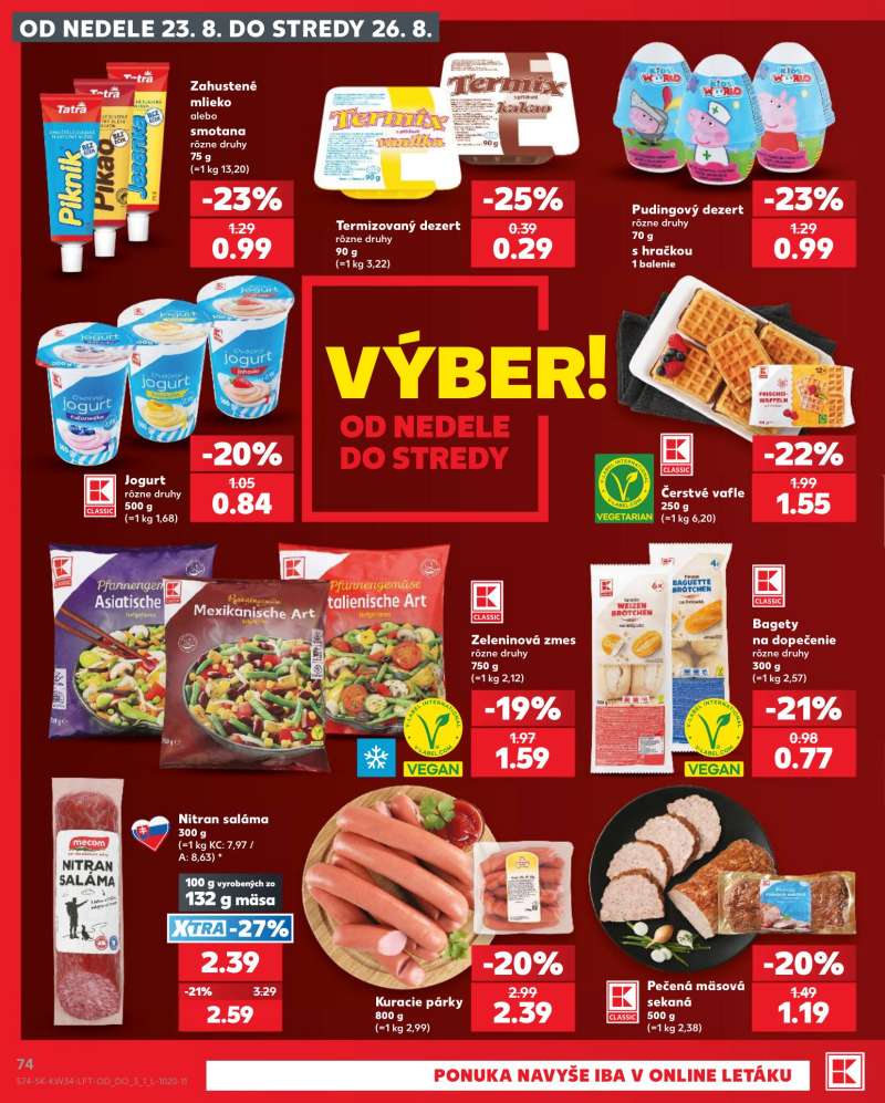 Kaufland Szlovákia Akciós Újság 74 oldal