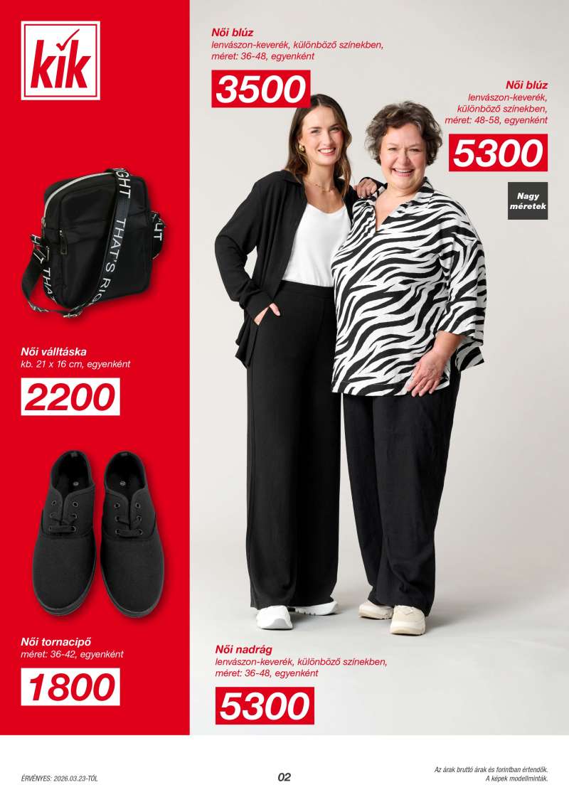 Kik Akciós Újság 2 oldal
