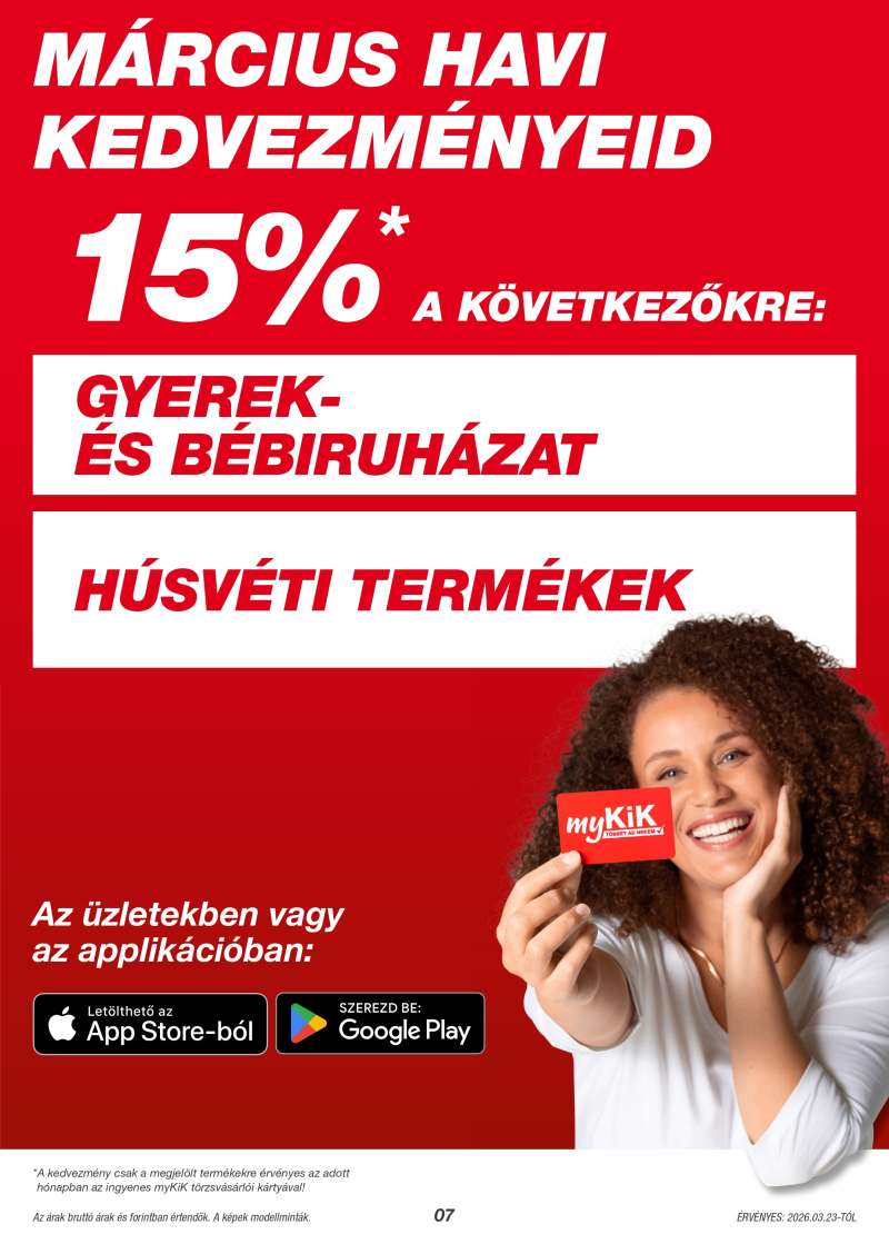 Kik Akciós Újság 7 oldal