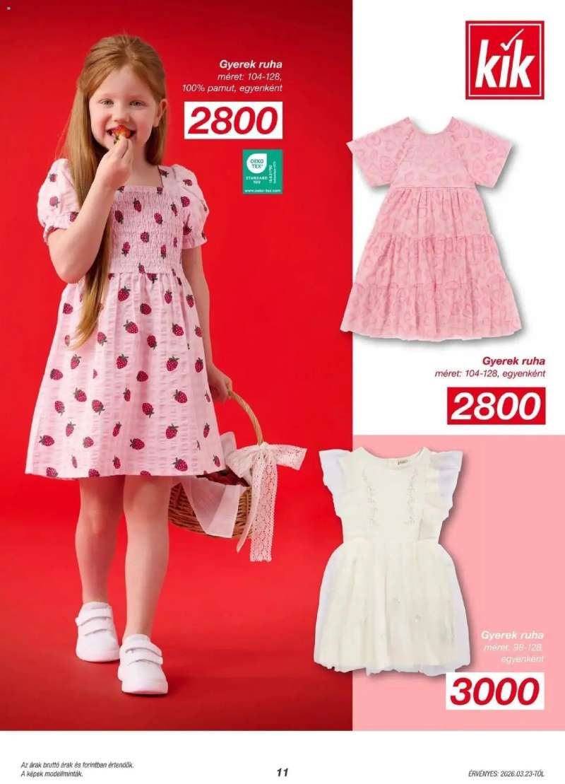Kik KiK újság érvényessége 2026.03.29-ig 11 oldal