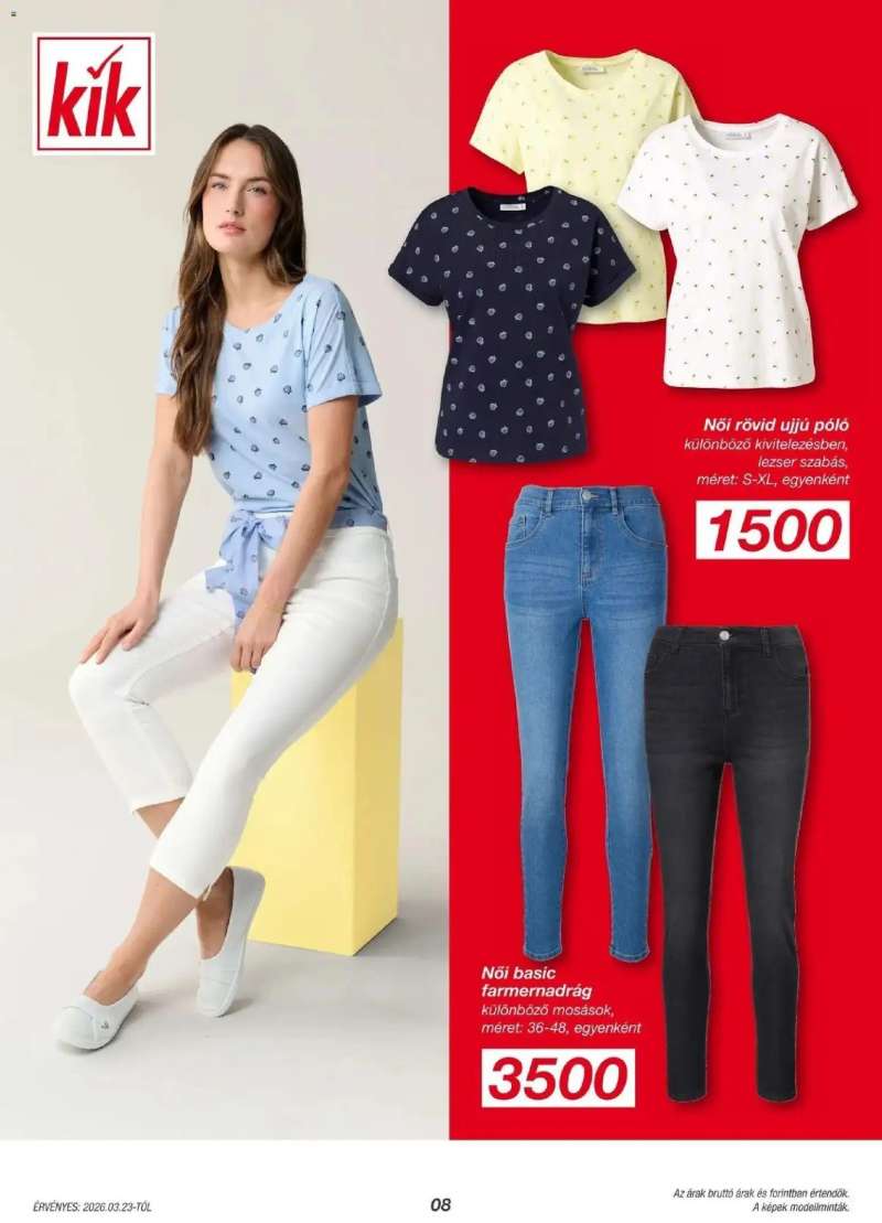 Kik KiK újság érvényessége 2026.03.29-ig 8 oldal