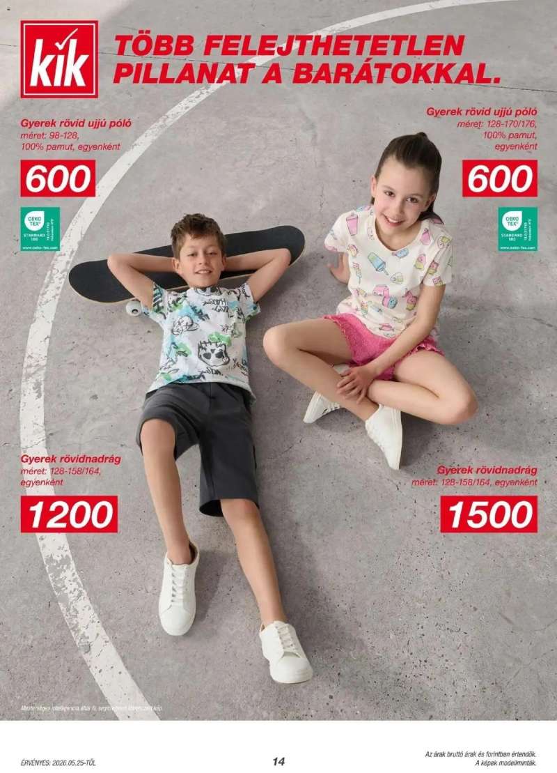 Kik Kik akciós újság Budapest 14 oldal