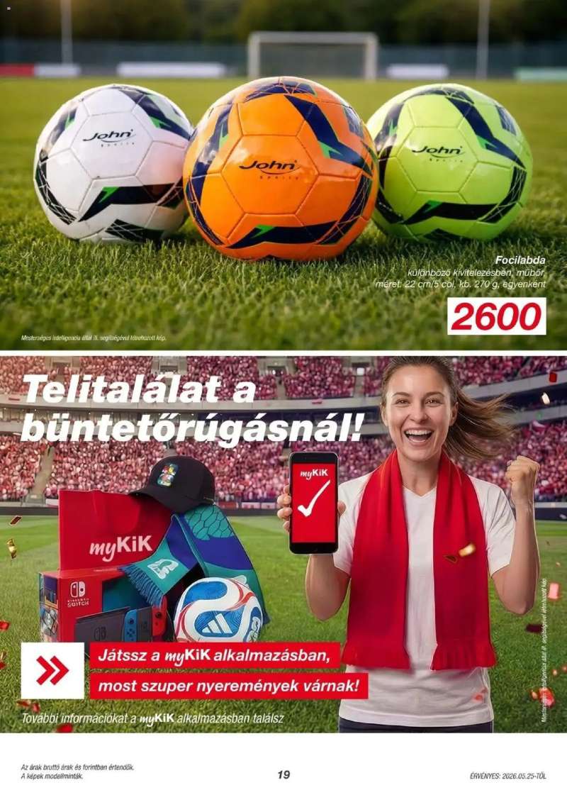 Kik Kik akciós újság Budapest 19 oldal