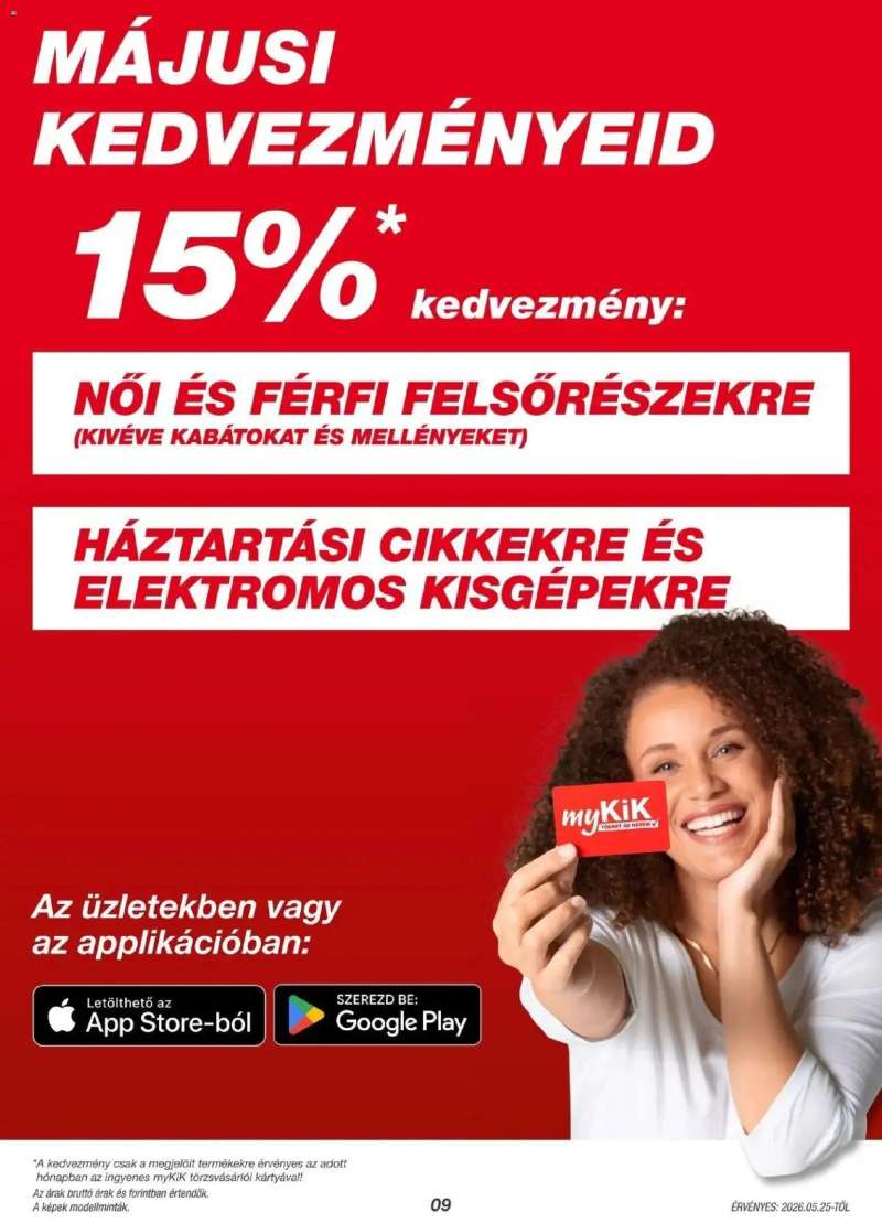 Kik Kik akciós újság Budapest 9 oldal