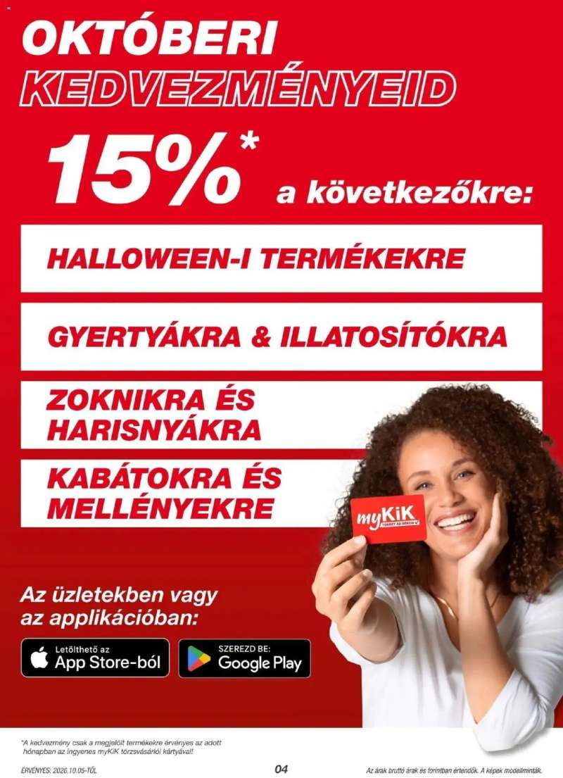 Kik Kik aktuális akciós újság 4 oldal