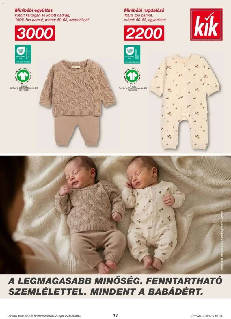 Kik Kik aktuális akciós újság 17 oldal
