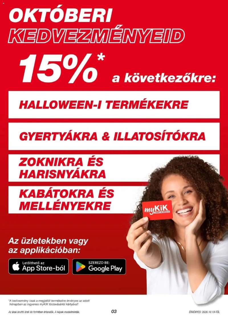 Kik Kik aktuális akciós újság 3 oldal