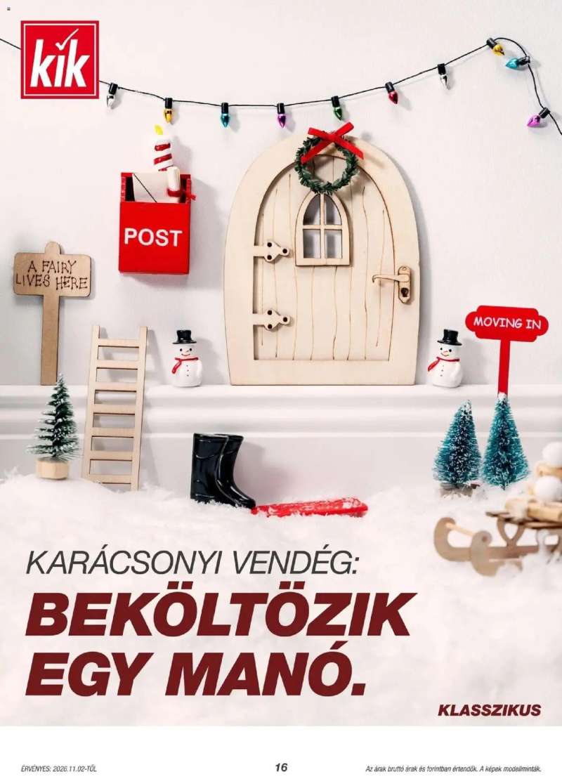 Kik Kik aktuális akciós újság 16 oldal