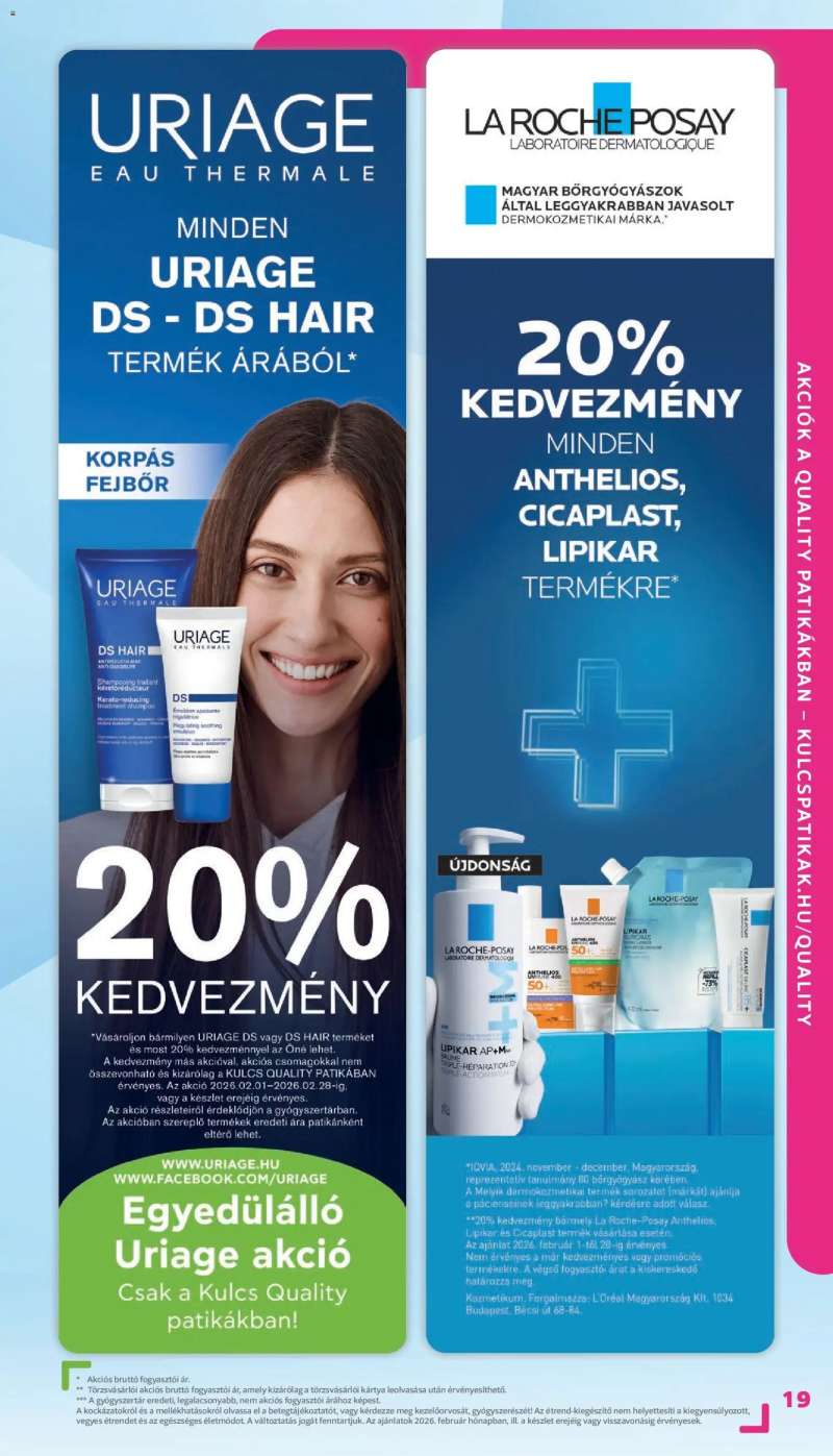 Kulcs Patika Akciós újság Kulcs Patika 19 oldal