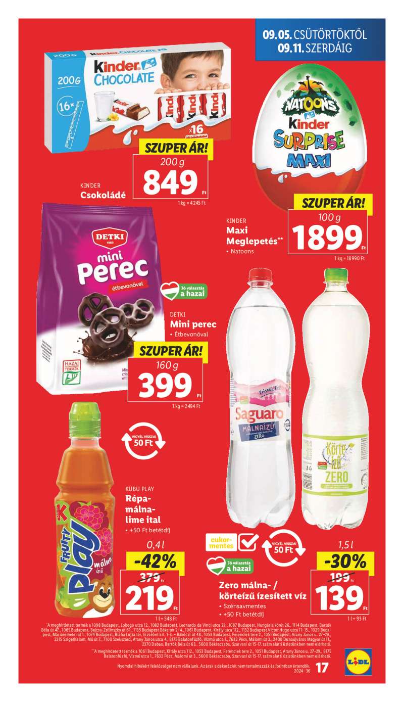 Lidl Akciós Újság 17 oldal