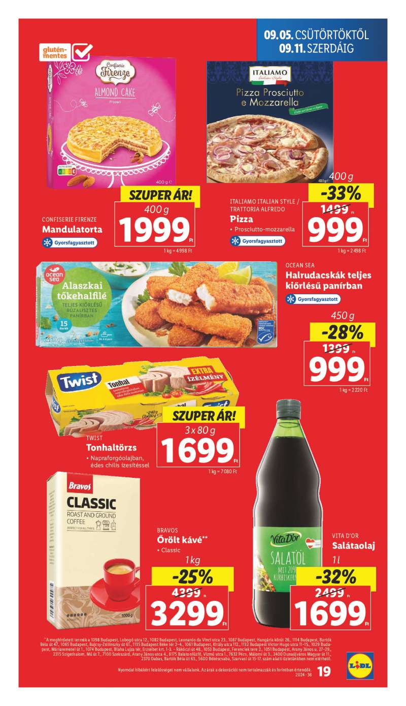 Lidl Akciós Újság 19 oldal