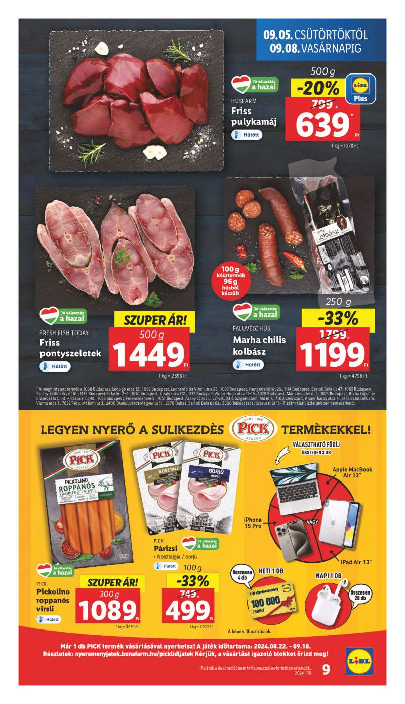 Lidl Akciós Újság 9 oldal