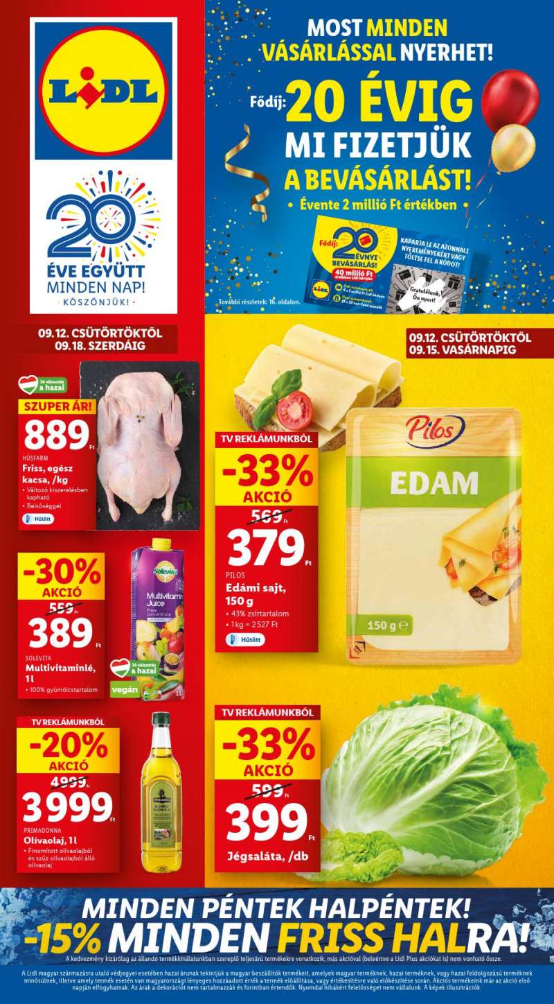 Lidl Akciós Újság 1 oldal