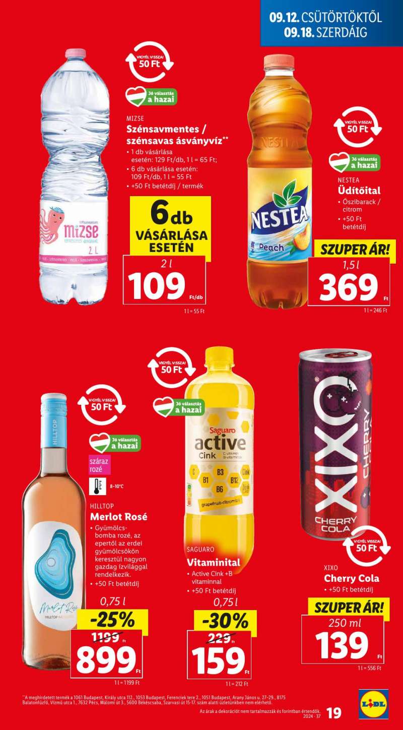 Lidl Akciós Újság 19 oldal