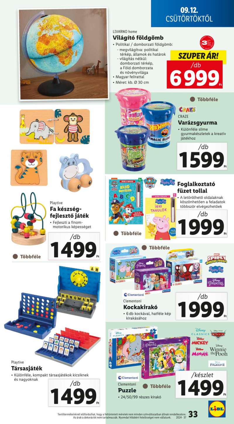 Lidl Akciós Újság 33 oldal