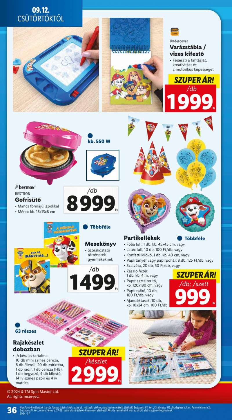 Lidl Akciós Újság 36 oldal