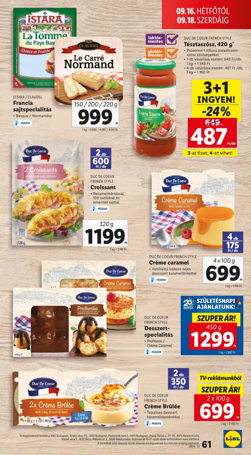 Lidl Akciós Újság 61 oldal