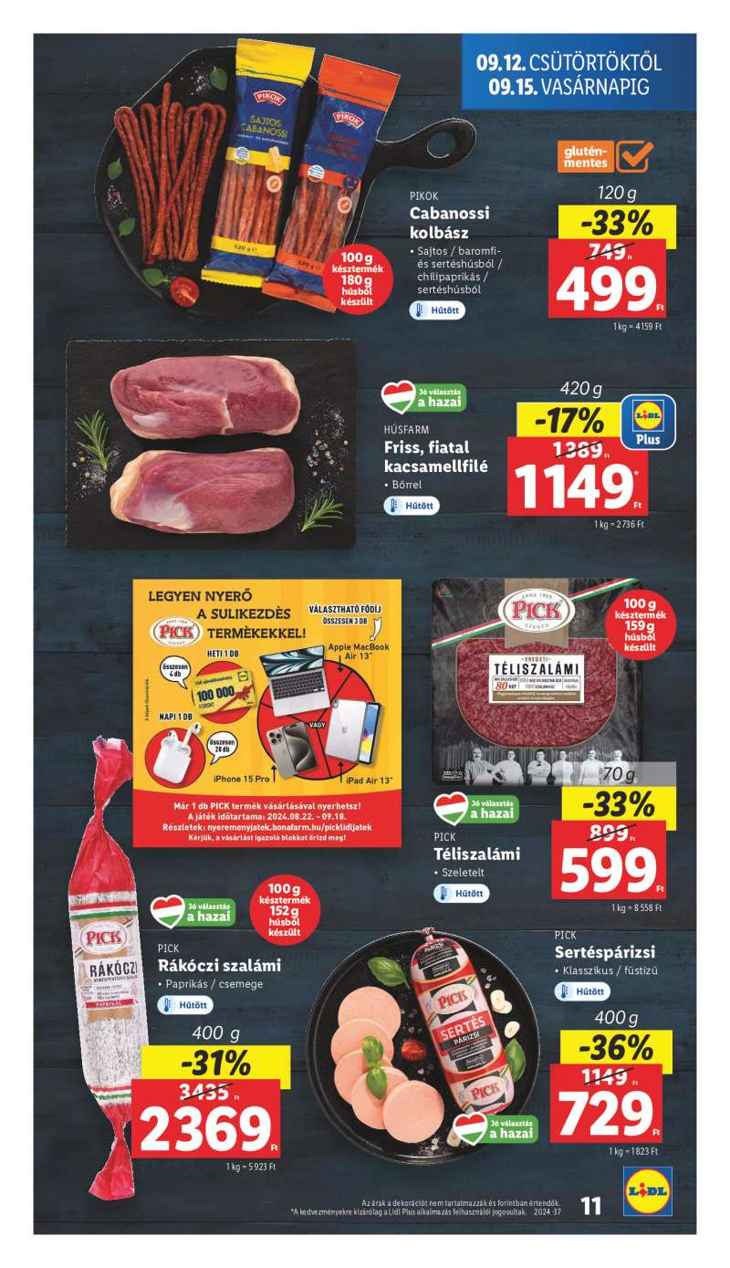 Lidl Érvényes 09.12-től 11 oldal