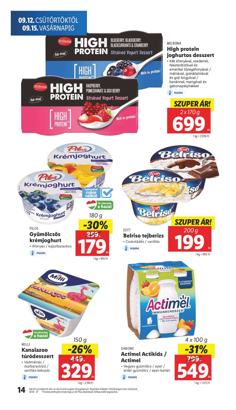 Lidl Érvényes 09.12-től 14 oldal