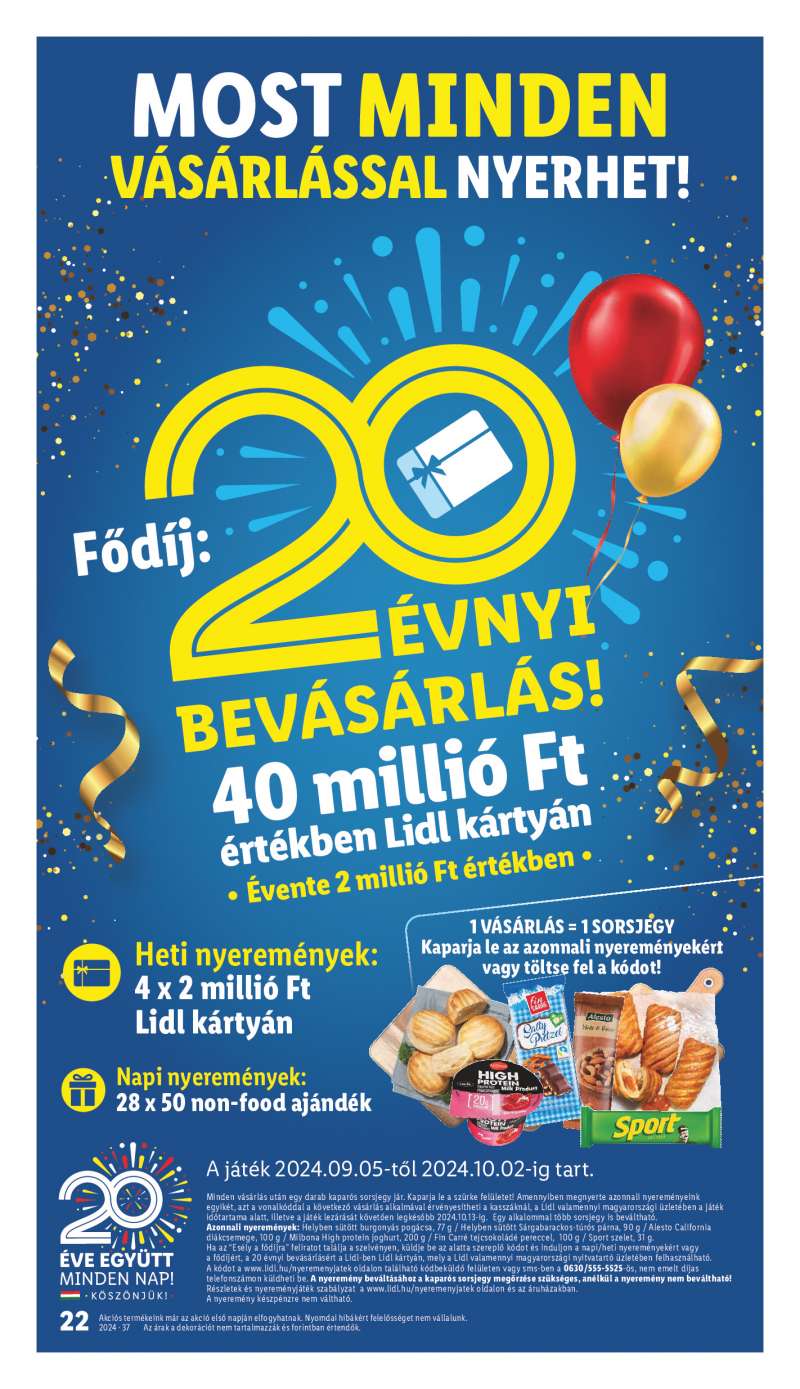 Lidl Érvényes 09.12-től 22 oldal