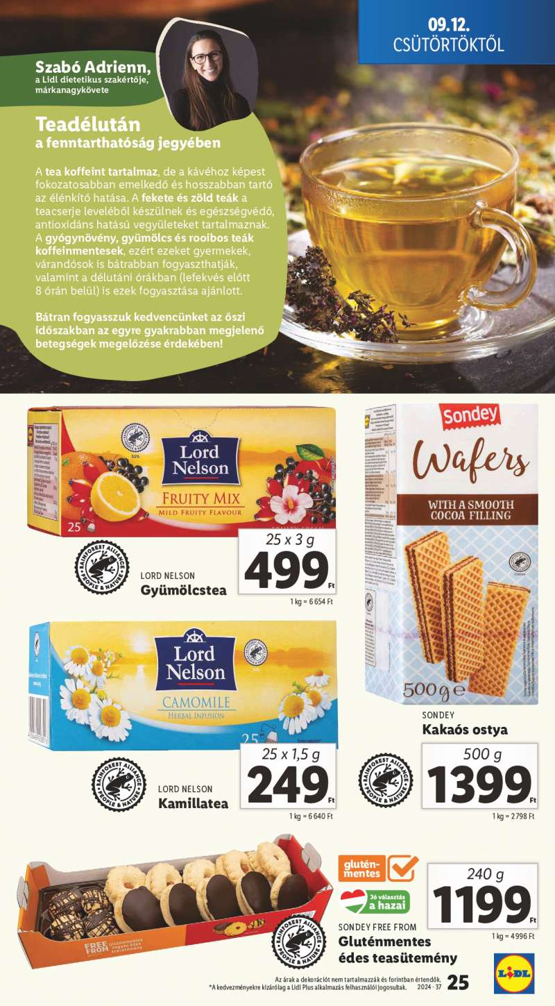 Lidl Érvényes 09.12-től 25 oldal