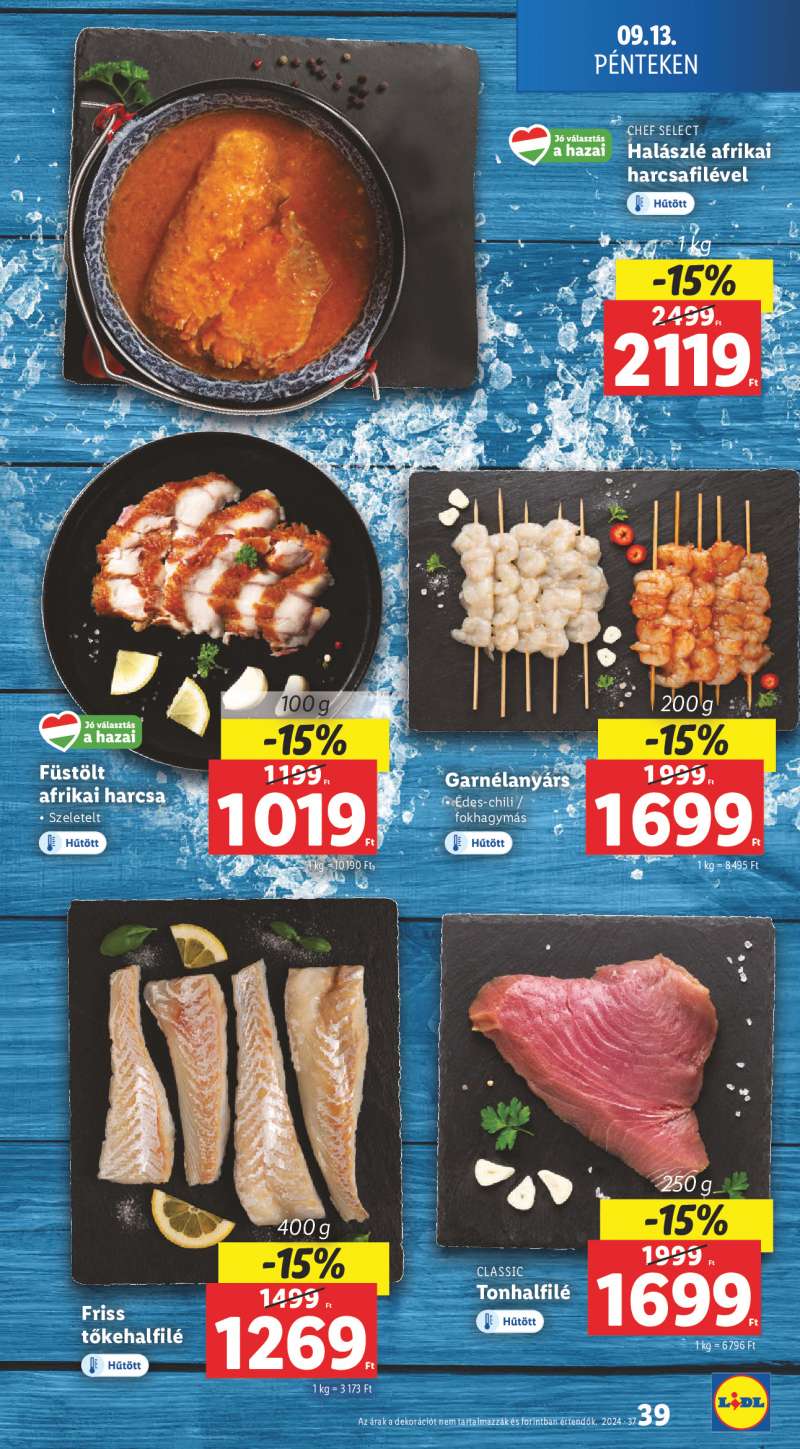 Lidl Érvényes 09.12-től 39 oldal