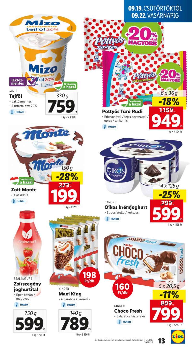 Lidl Akciós Újság 13 oldal