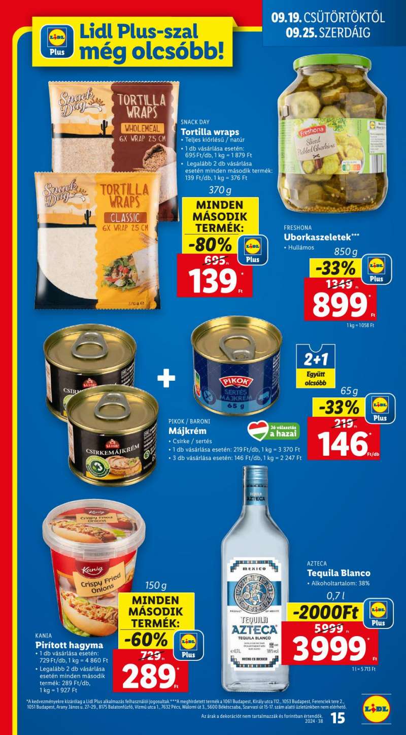 Lidl Akciós Újság 15 oldal