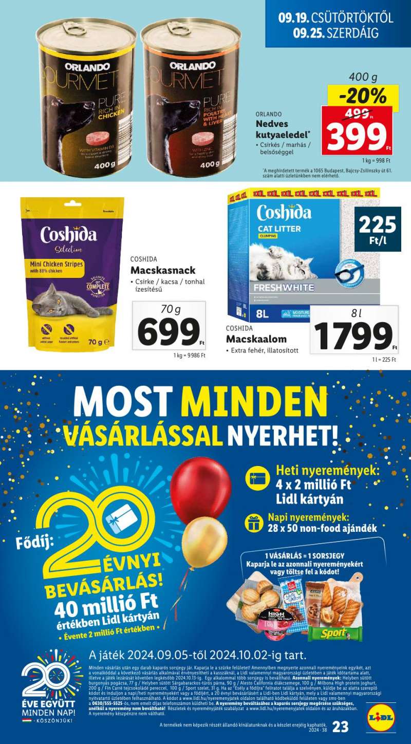 Lidl Akciós Újság 23 oldal