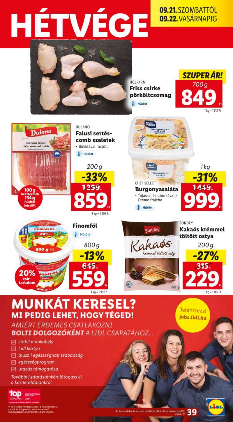 Lidl Akciós Újság 39 oldal