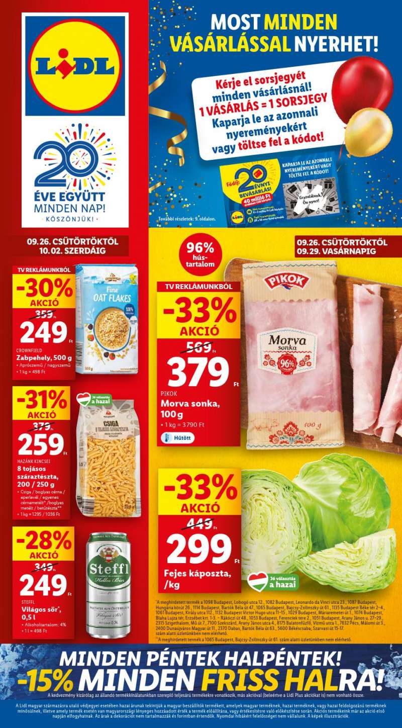 Lidl Akciós Újság 1 oldal