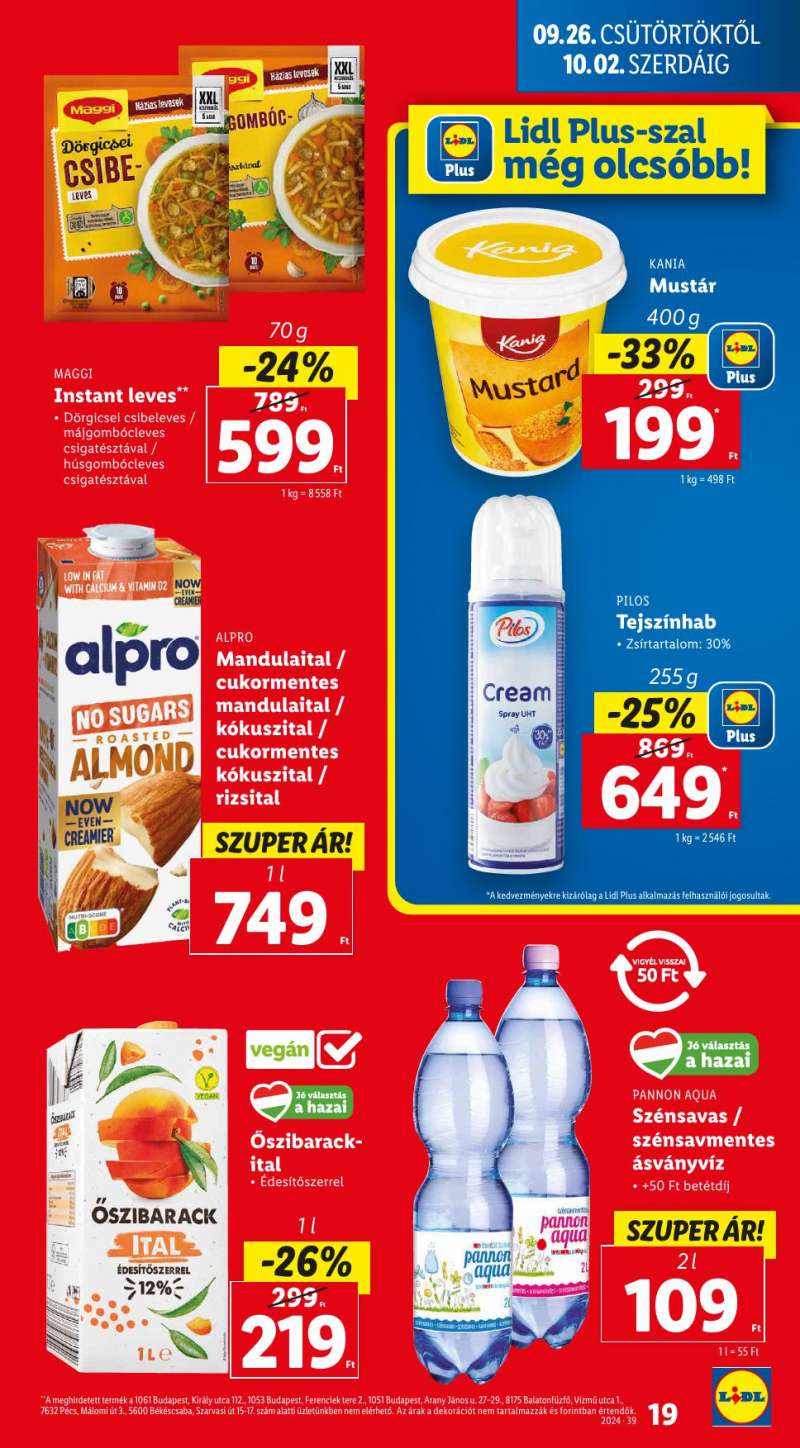 Lidl Akciós Újság 19 oldal