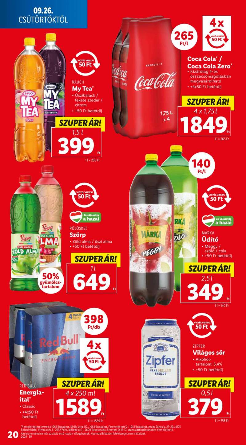 Lidl Akciós Újság 20 oldal