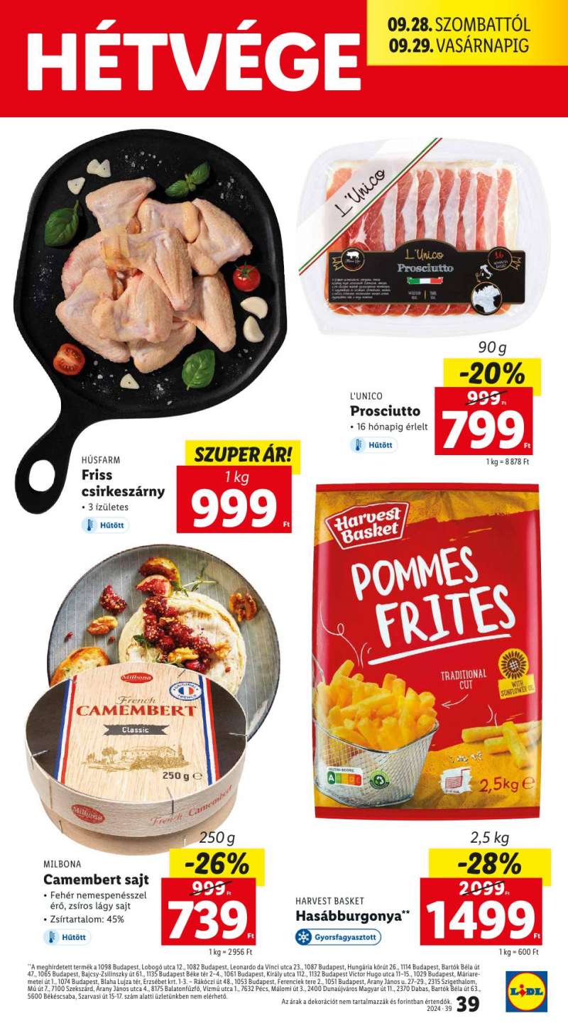 Lidl Akciós Újság 39 oldal