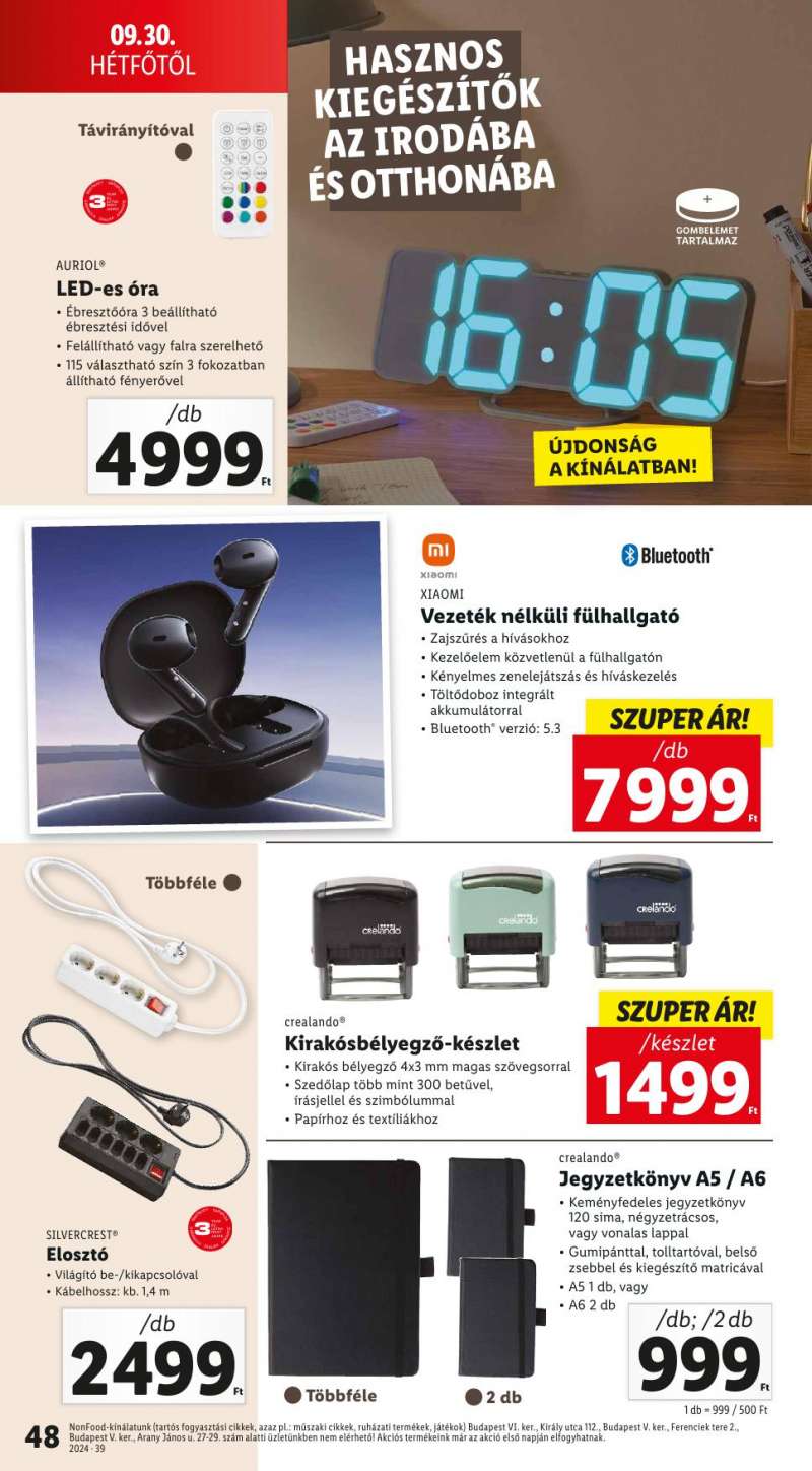 Lidl Akciós Újság 48 oldal