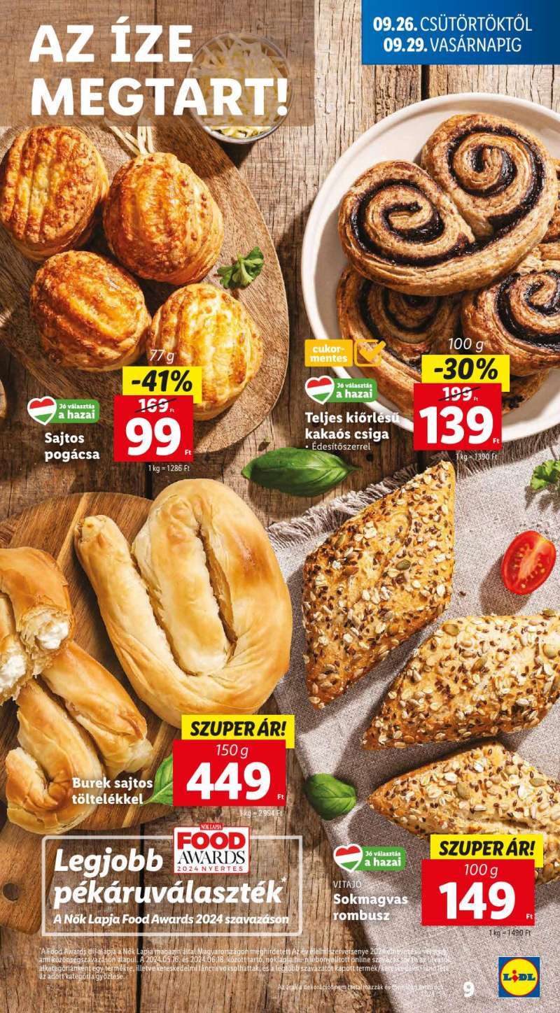 Lidl Akciós Újság 9 oldal