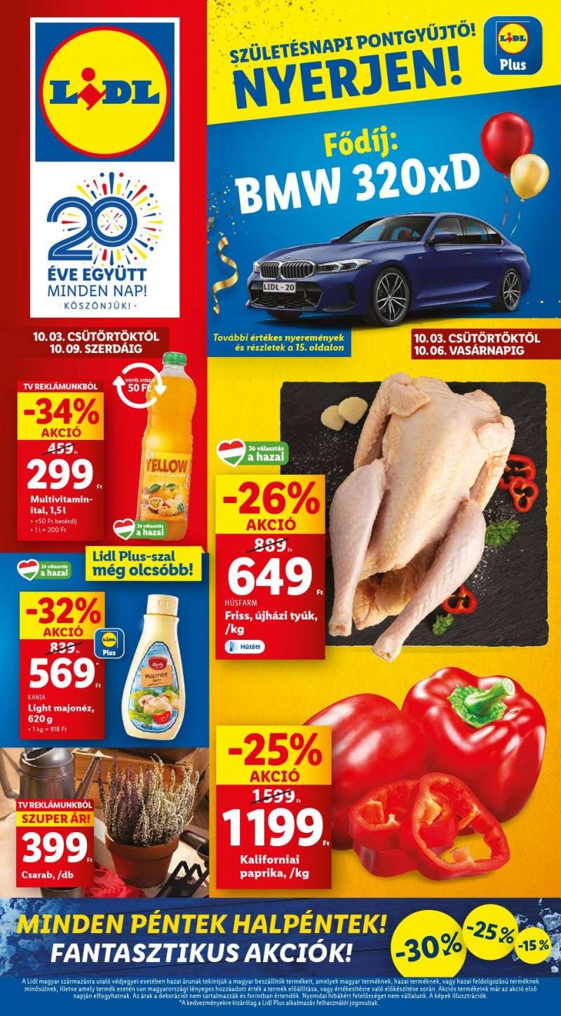 Lidl Akciós Újság 1 oldal