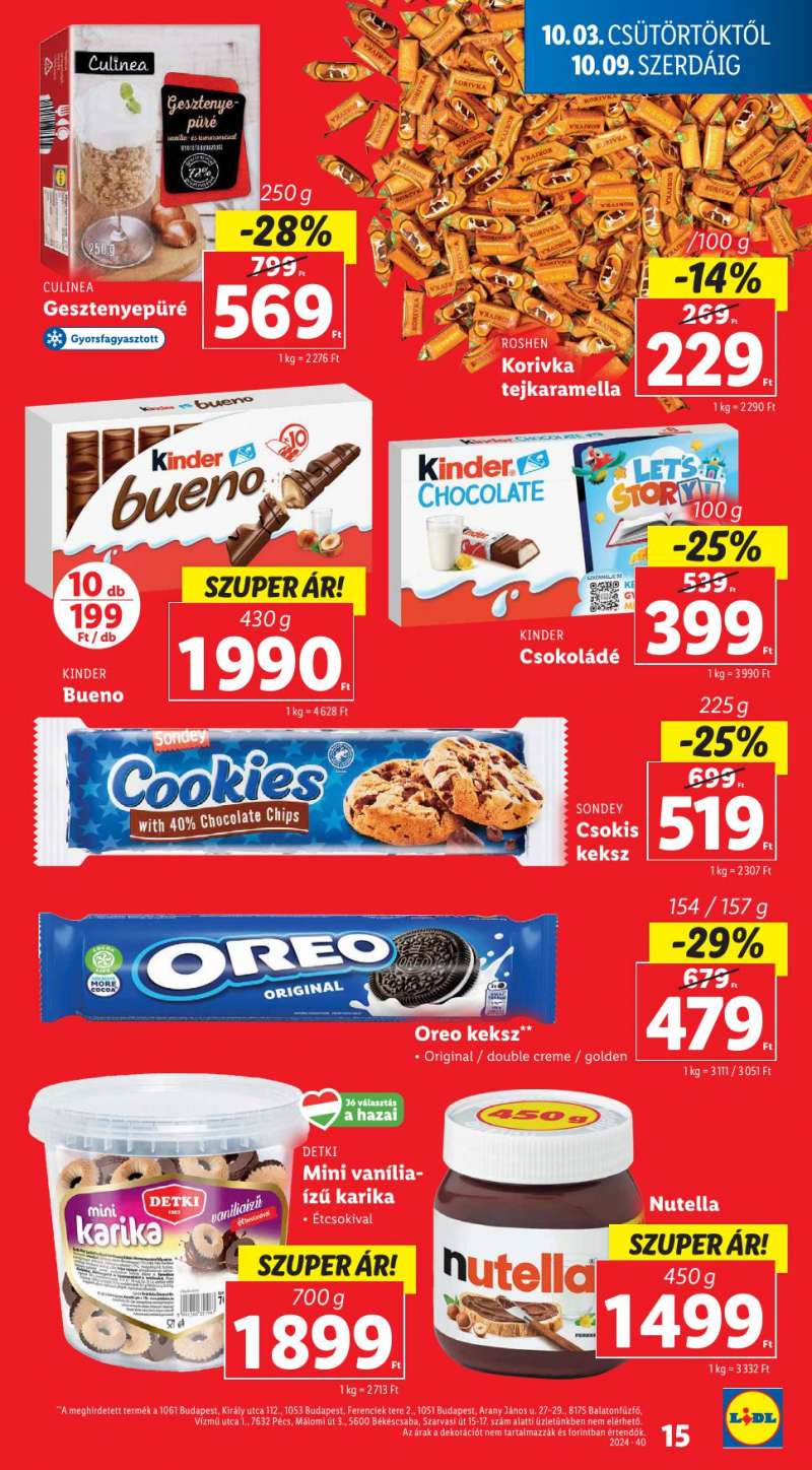 Lidl Akciós Újság 15 oldal